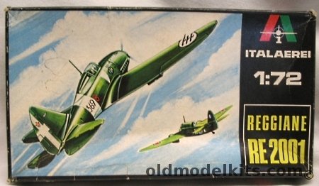 Italaerei 1/72 Reggiane Re-2001, 102 plastic model kit